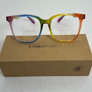 Eye Buy Direct Freedom rainbow eyeglass frames size large